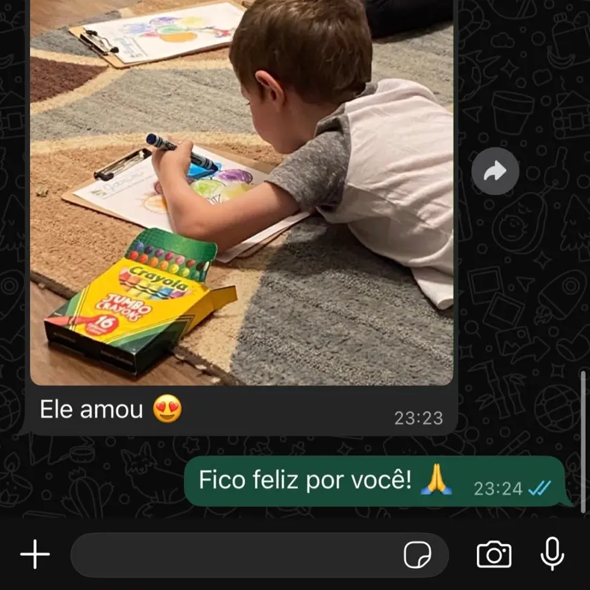 Depoimento de mãe: ele amou as atividades